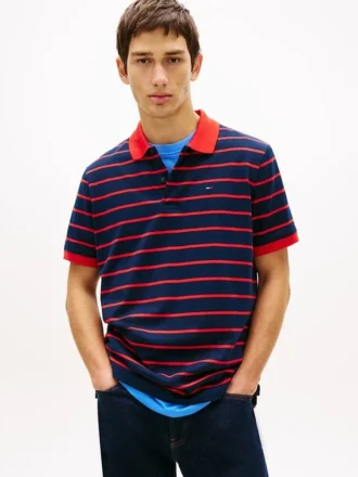 Tommy Jeans Regular Fit Striped Polo
