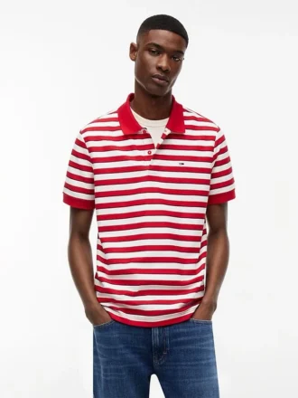 Tommy Jeans Regular Fit Striped Polo