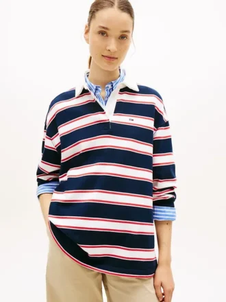 Tommy Jeans Relaxed Stripe Rugby