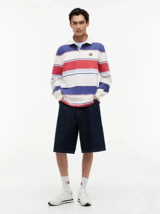 Tommy Jeans Relaxed Striped Rugby Polo