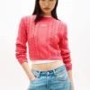 Tommy Jeans Script Cable Knit Sweater Tommy Jeans Script Cable Knit Sweater