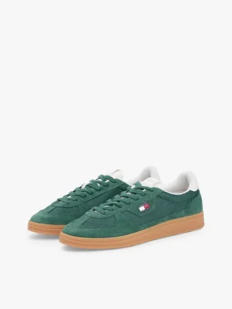 Tommy Jeans skatesneakers i blandade texturer