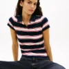 Tommy Jeans Slim Fit Rib-Knit Polo