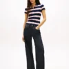 Tommy Jeans Slim Fit Rib-Knit Polo