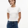 Tommy Jeans Slim Fit Shirred T-shirt