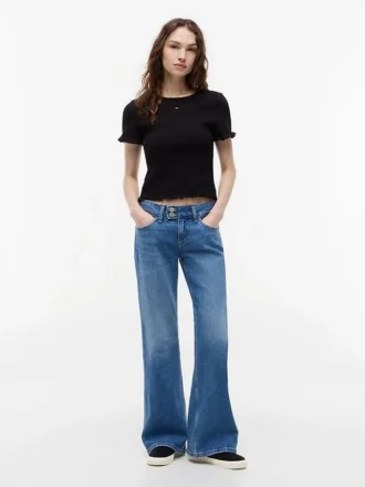 Tommy Jeans Slim Fit Shirred T-shirt