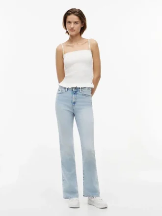 Tommy Jeans Slim Fit Shirred Tank Top