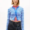 Tommy Jeans Slim Fit Striped Cardigan Tommy Jeans Slim Fit Striped Cardigan