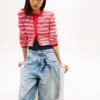 Tommy Jeans Slim Fit Striped Cardigan Tommy Jeans Slim Fit Striped Cardigan
