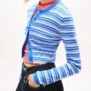 Tommy Jeans Slim Fit Striped Cardigan Tommy Jeans Slim Fit Striped Cardigan