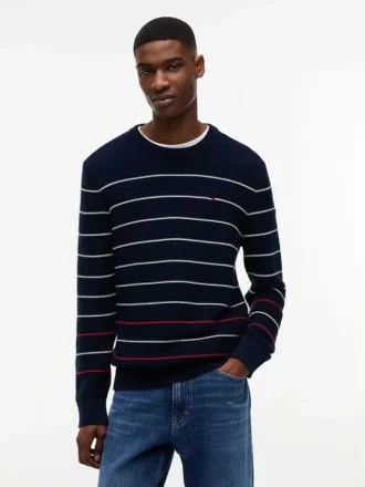 Tommy Jeans Slim Fit-tröja med ränder