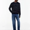 Tommy Jeans Slim Fit-tröja med ränder