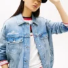 Tommy Jeans slitna Jeansjacka Tommy Jeans slitna Jeansjacka