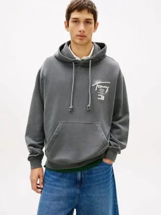 Tommy Jeans Spray Paint Logo Hoodie
