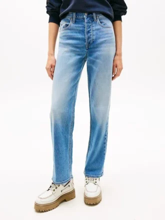 Tommy Jeans Straight Jeans med knäppning