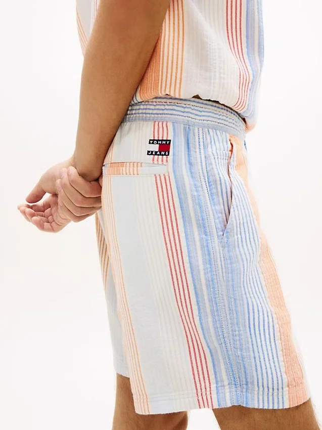 Tommy Jeans Striped Dobby Shorts Tommy Jeans Striped Dobby Shorts