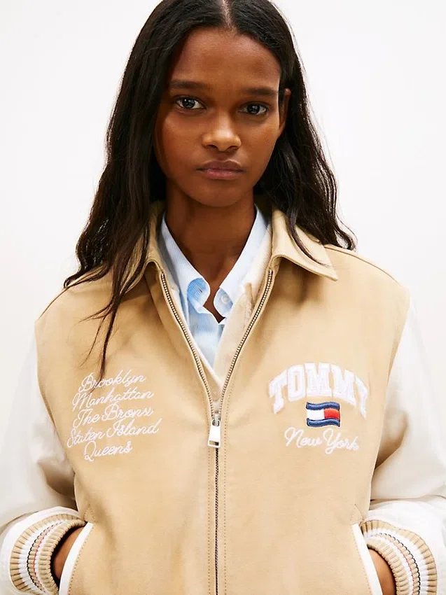 Tommy Jeans Suede Varsity Jacket Tommy Jeans Suede Varsity Jacket