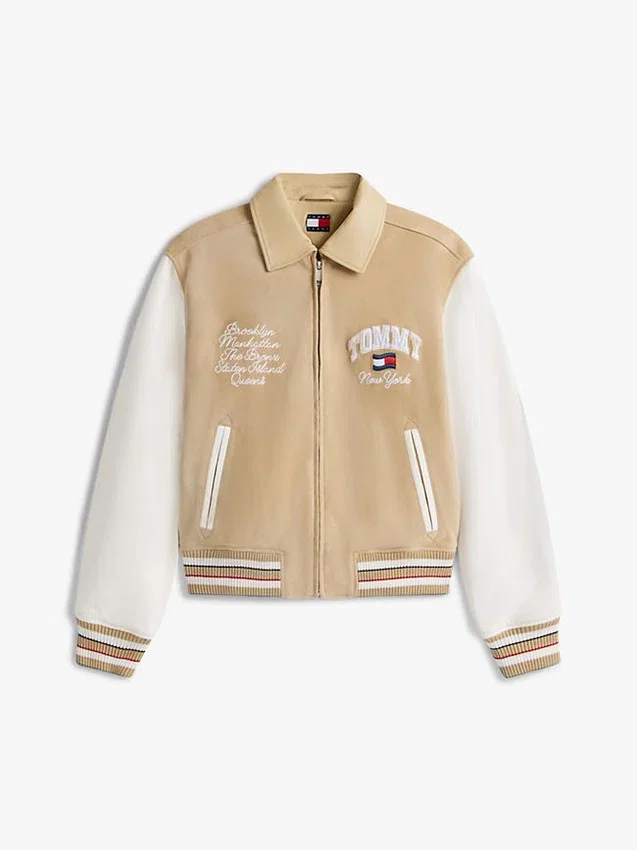 Tommy Jeans Suede Varsity Jacket Tommy Jeans Suede Varsity Jacket