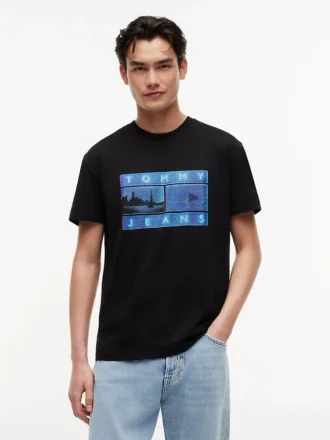 Tommy Jeans T-shirt med fotomotiv