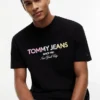 Tommy Jeans T-shirt med gradientlogotyp Tommy Jeans T-shirt med gradientlogotyp