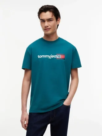 Tommy Jeans T-shirt med logotyp