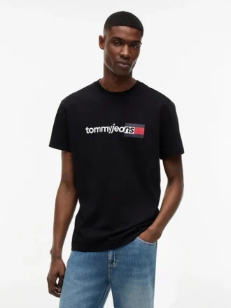 Tommy Jeans T-shirt med logotyp