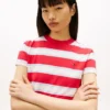 Tommy Jeans T-shirt med ränder i normal passform