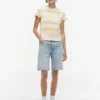 Tommy Jeans T-shirt med rugbystreck Tommy Jeans T-shirt med rugbystreck