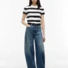 Tommy Jeans T-shirt med rugbystreck Tommy Jeans T-shirt med rugbystreck