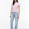 Tommy Jeans T-shirt med rugbystreck Tommy Jeans T-shirt med rugbystreck