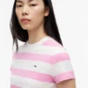 Tommy Jeans T-shirt med rugbystreck Tommy Jeans T-shirt med rugbystreck