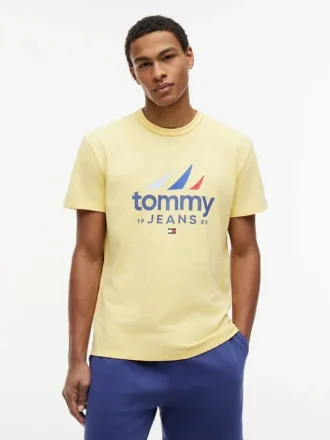 Tommy Jeans T-shirt med seglingslogotyp
