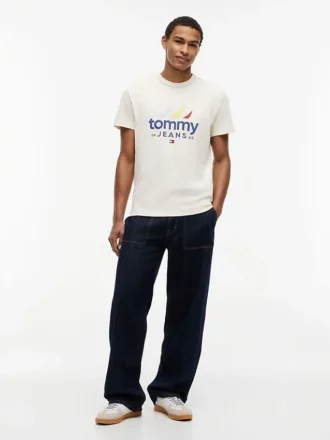 Tommy Jeans T-shirt med seglingslogotyp