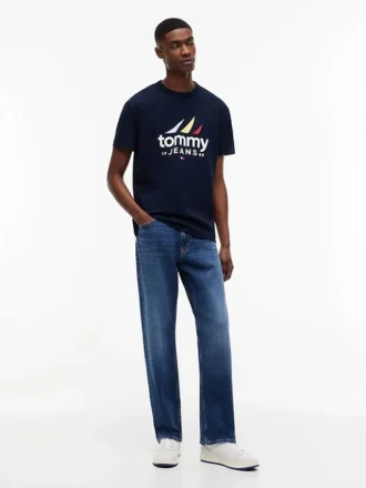 Tommy Jeans T-shirt med seglingslogotyp