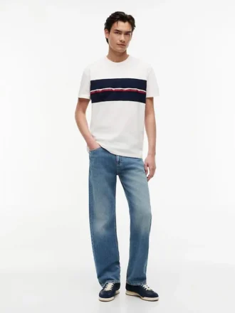 Tommy Jeans T-shirt med signaturlogotyp