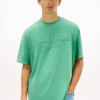 Tommy Jeans T-shirt med slitet logo Tommy Jeans T-shirt med slitet logo