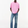 Tommy Jeans T-shirt med slitet logo Tommy Jeans T-shirt med slitet logo