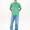 Tommy Jeans T-shirt med slitet logo Tommy Jeans T-shirt med slitet logo