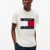 Tommy Jeans T-shirt med stort flagglogo Tommy Jeans T-shirt med stort flagglogo