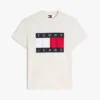 Tommy Jeans T-shirt med stort flagglogo Tommy Jeans T-shirt med stort flagglogo