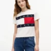Tommy Jeans T-shirt med stort flaggmärke Tommy Jeans T-shirt med stort flaggmärke
