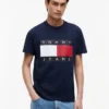 Tommy Jeans T-shirt med stort flaggmärke