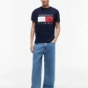 Tommy Jeans T-shirt med stort flaggmärke