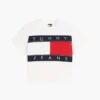 Tommy Jeans T-shirt med stort flaggmärke Tommy Jeans T-shirt med stort flaggmärke