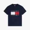 Tommy Jeans T-shirt med stort flaggmärke