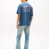 Tommy Jeans T-shirt med vågiga flaggor Tommy Jeans T-shirt med vågiga flaggor
