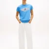 Tommy Jeans T-shirt med vågigt flaggmönster Tommy Jeans T-shirt med vågigt flaggmönster