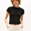 Tommy Jeans T-shirt med volangkant Tommy Jeans T-shirt med volangkant