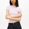 Tommy Jeans T-shirt med volangkant Tommy Jeans T-shirt med volangkant