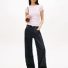 Tommy Jeans T-shirt med volangkant Tommy Jeans T-shirt med volangkant